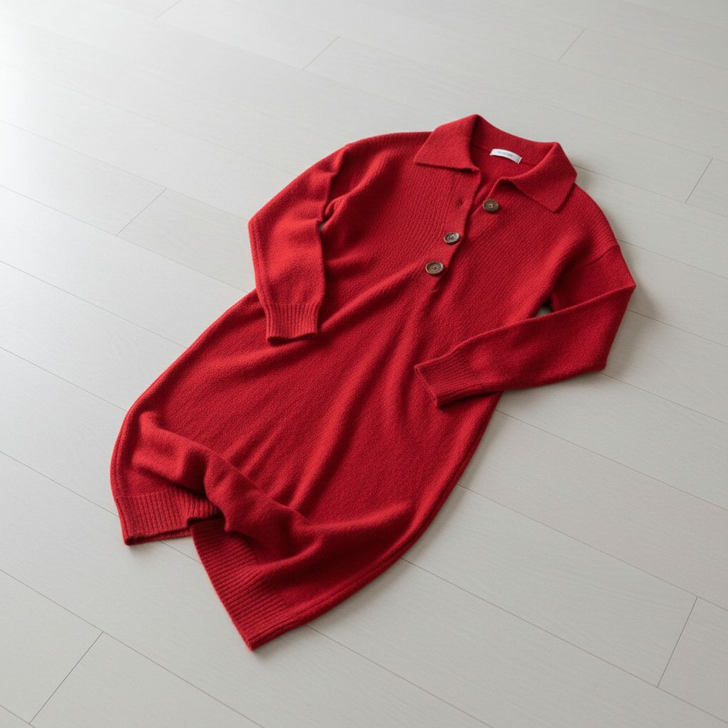 Toshiko – Elegant Strikkekjole Med Lange Ermer - Jaxel & Jess