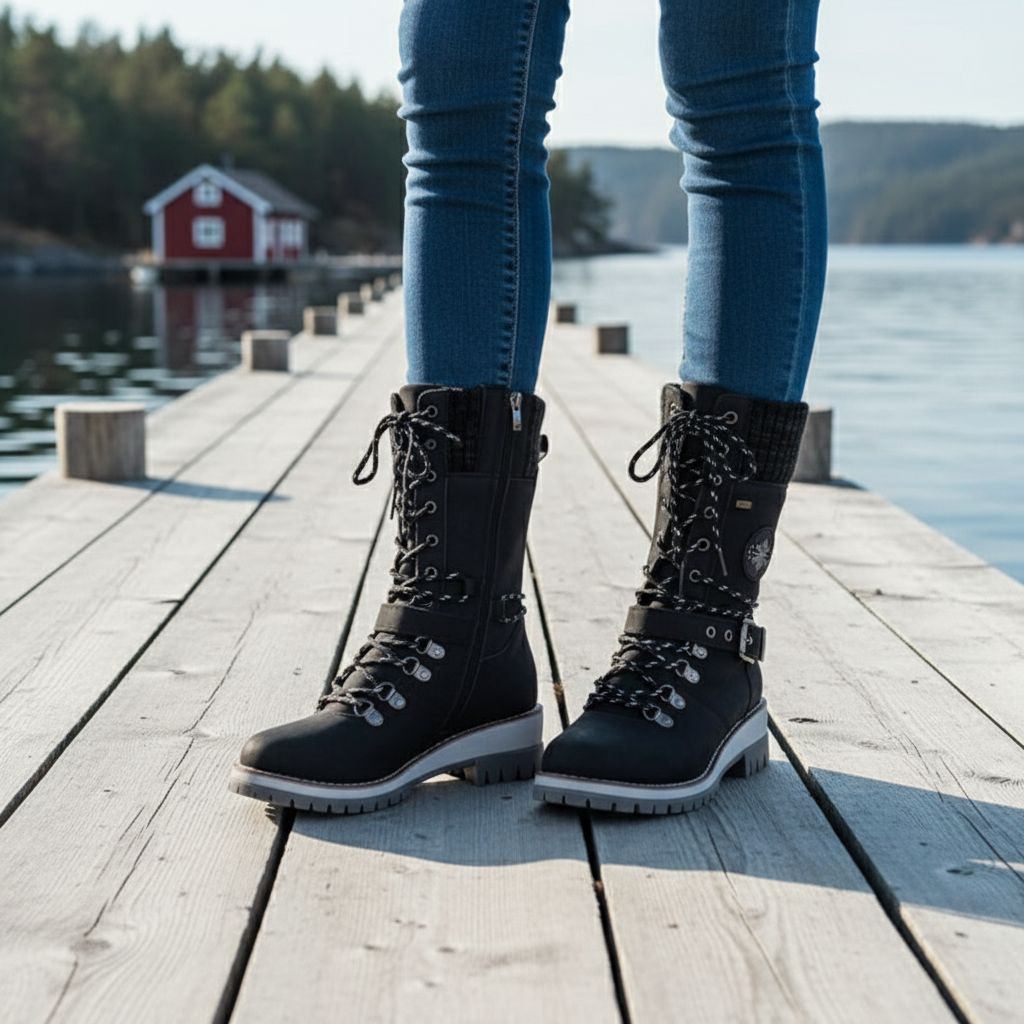 Carolina – Sidelang glidelås Twist - støvler - Jaxel & Jess