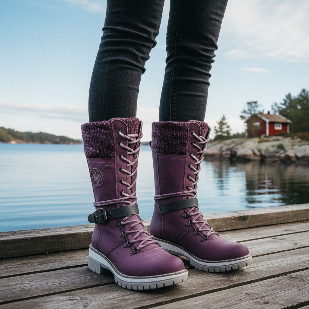 Carolina – Sidelang glidelås Twist - støvler - Jaxel & Jess