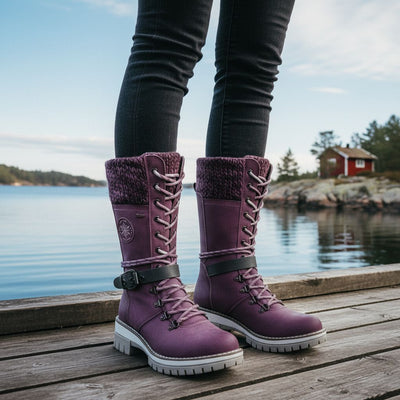 Carolina – Sidelang glidelås Twist - støvler - Jaxel & Jess