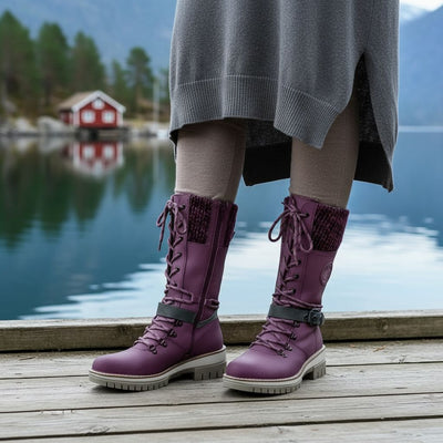 Carolina – Sidelang glidelås Twist - støvler - Jaxel & Jess