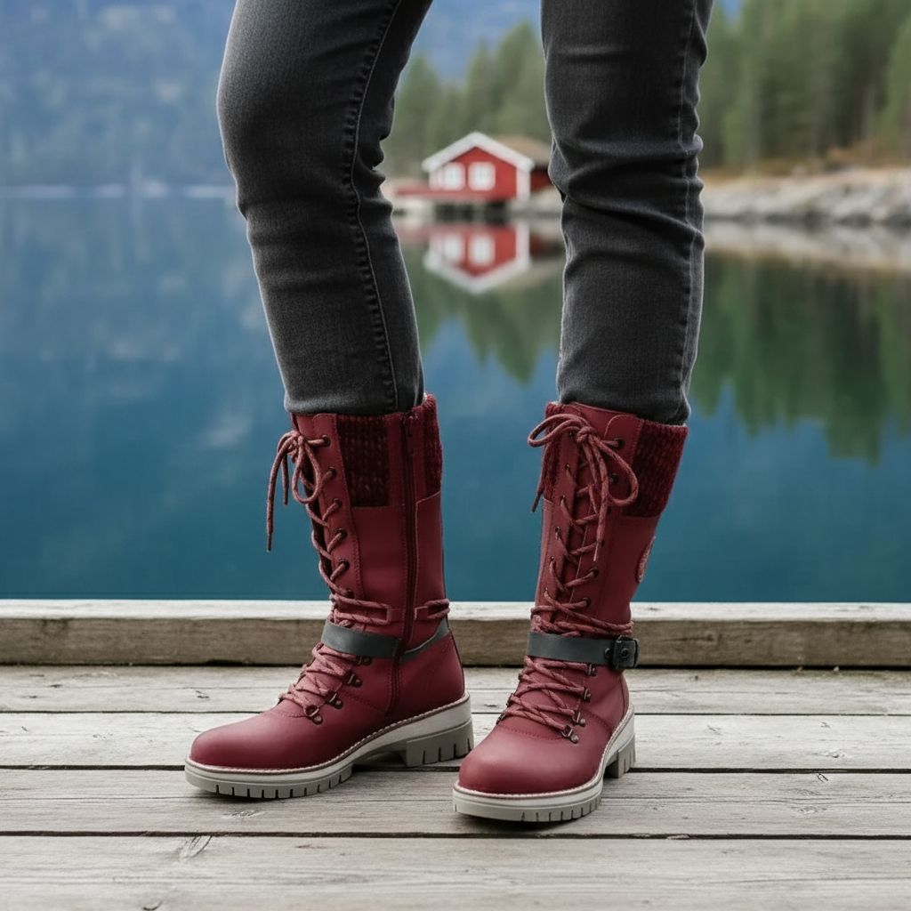 Carolina – Sidelang glidelås Twist - støvler - Jaxel & Jess