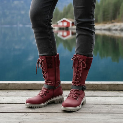 Carolina – Sidelang glidelås Twist - støvler - Jaxel & Jess