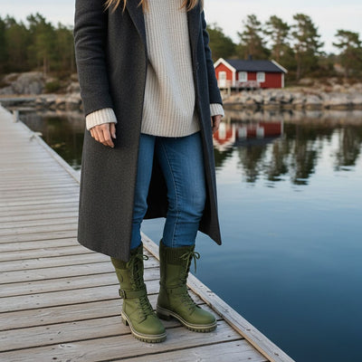 Carolina – Sidelang glidelås Twist - støvler - Jaxel & Jess