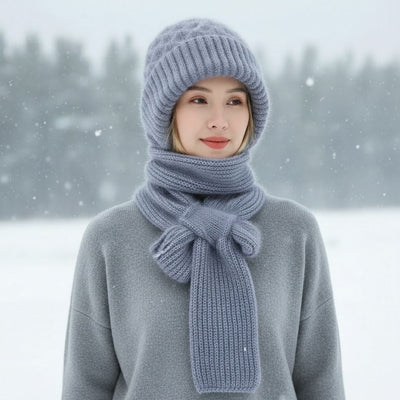 Abelina – Integrert hørselvern Vindbestandig lue skjerf - Jaxel & Jess