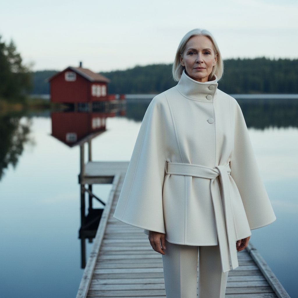 Nordlys Kappe | Cape med belte - Jaxel & Jess