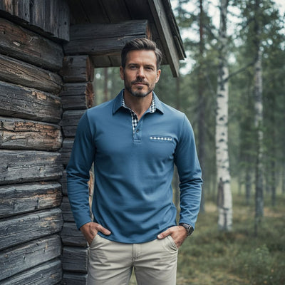 Verner | Langermet poloskjorte - Jaxel & Jess