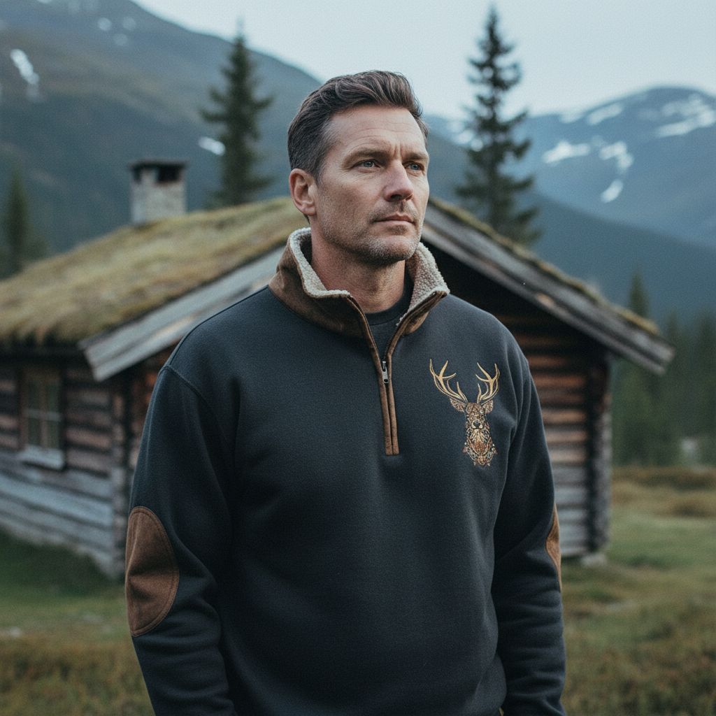 Casper | Genser med Hjortedetalj - Jaxel & Jess