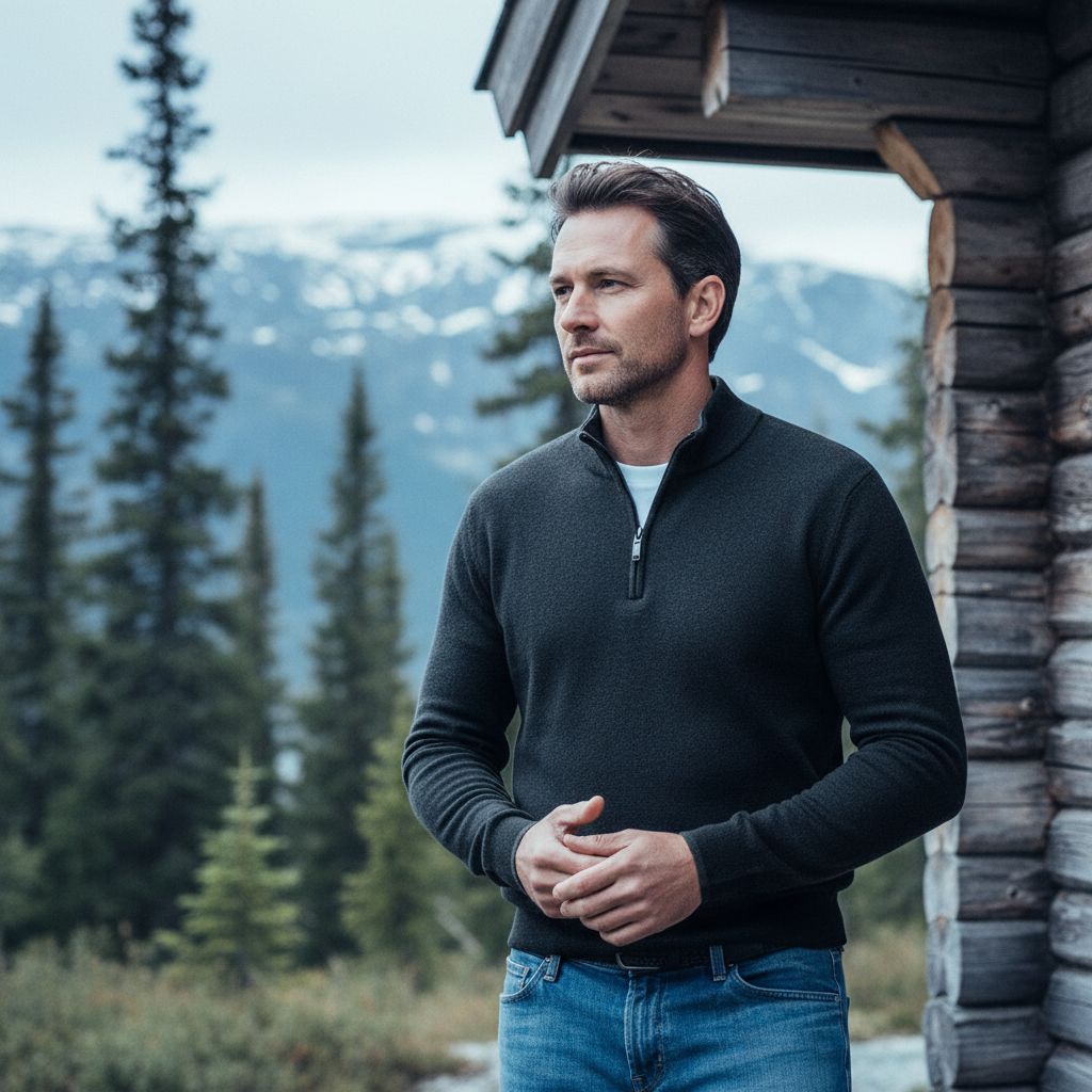 HARVIN | HERRES ELEGANTE ZIP - UP GENSER - Jaxel & Jess