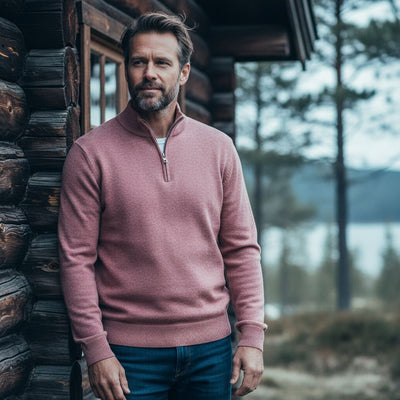 HARVIN | HERRES ELEGANTE ZIP - UP GENSER - Jaxel & Jess