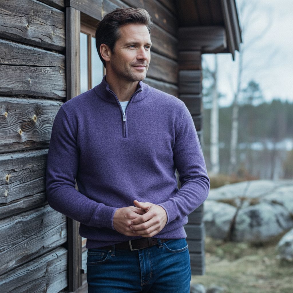 HARVIN | HERRES ELEGANTE ZIP - UP GENSER - Jaxel & Jess