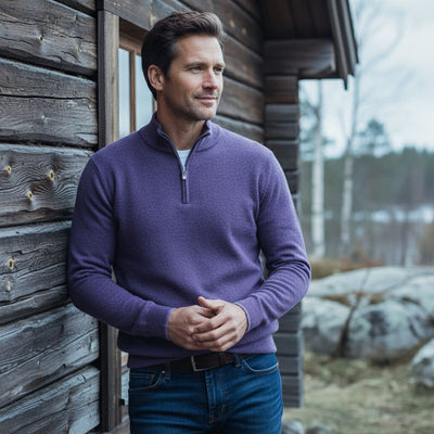 HARVIN | HERRES ELEGANTE ZIP - UP GENSER - Jaxel & Jess