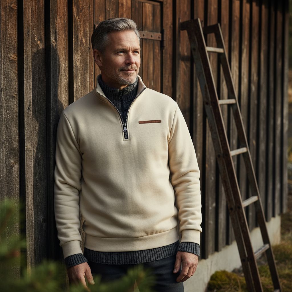 Adrien™ - Uformell fleecegenser for menn - Jaxel & Jess