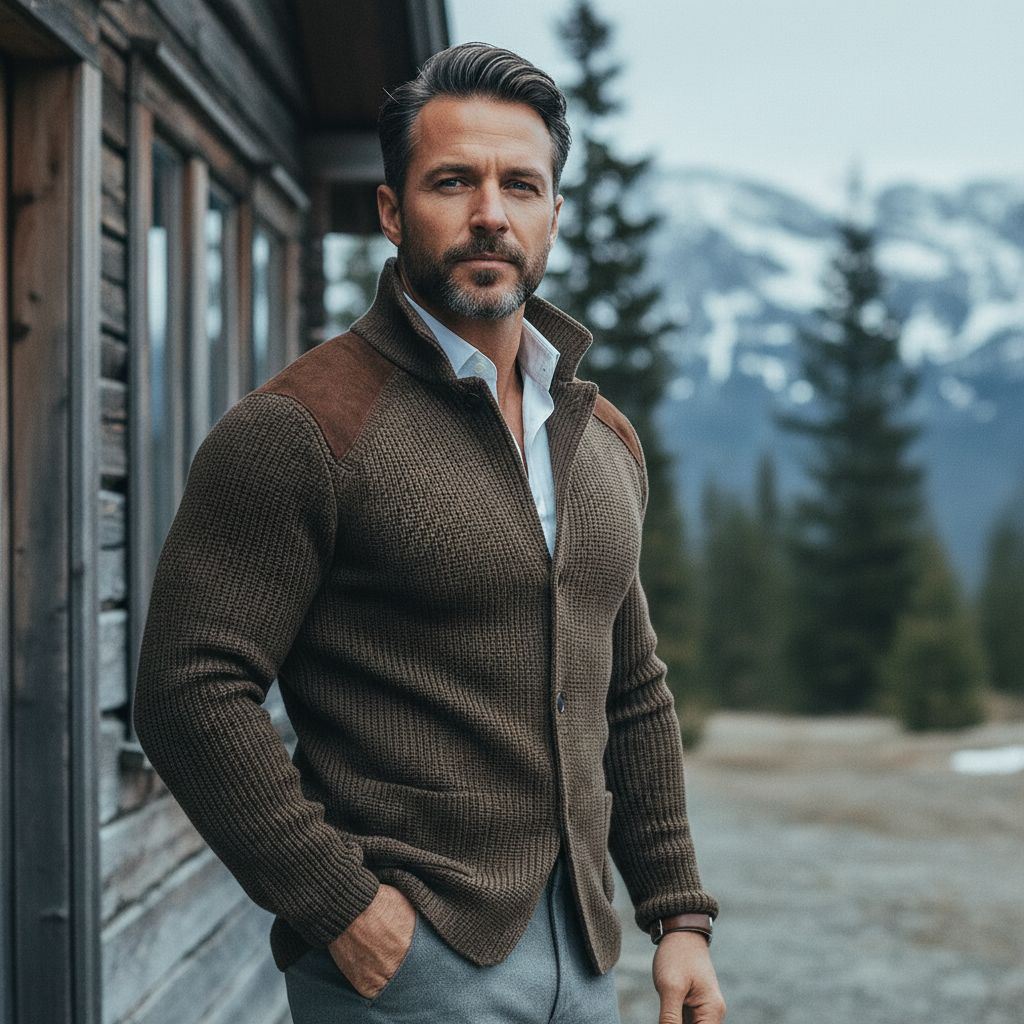 ROSSI ROMA | BLÅSER I STRUKTURERT STRIKK - Jaxel & Jess