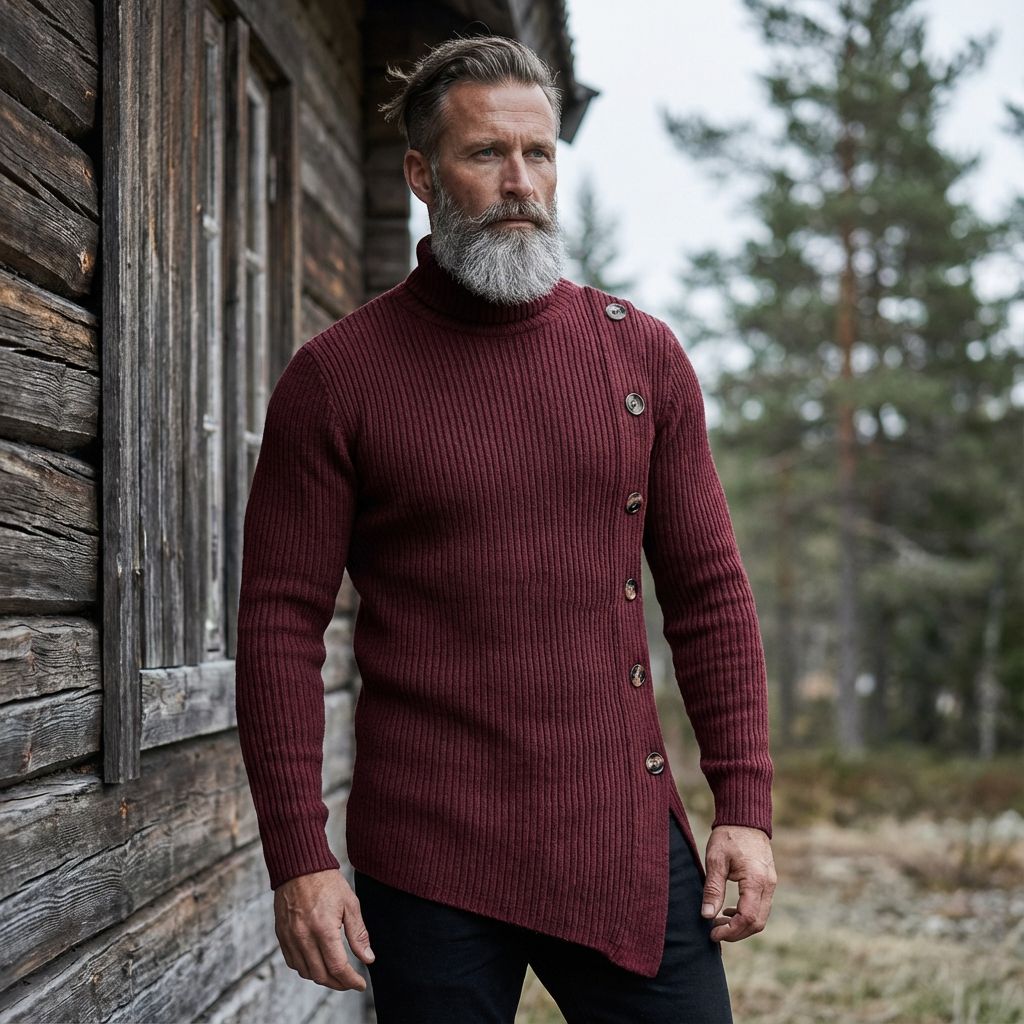 Elite Ribbestrikket Herregenser - Jaxel & Jess