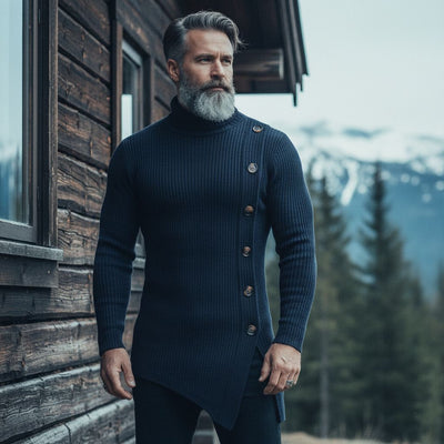 Elite Ribbestrikket Herregenser - Jaxel & Jess