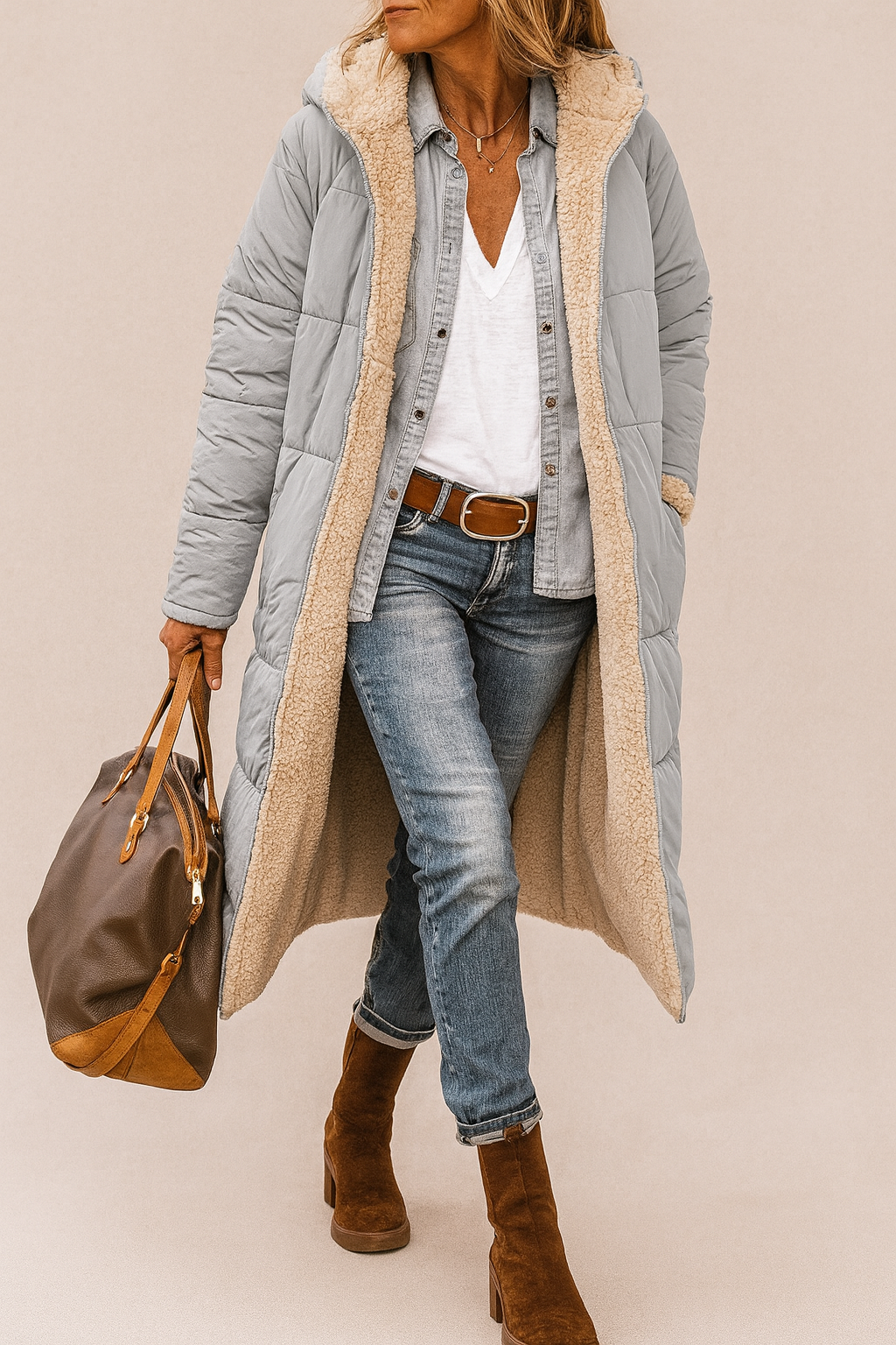Sasha | Elegant Reversibel Kåpe