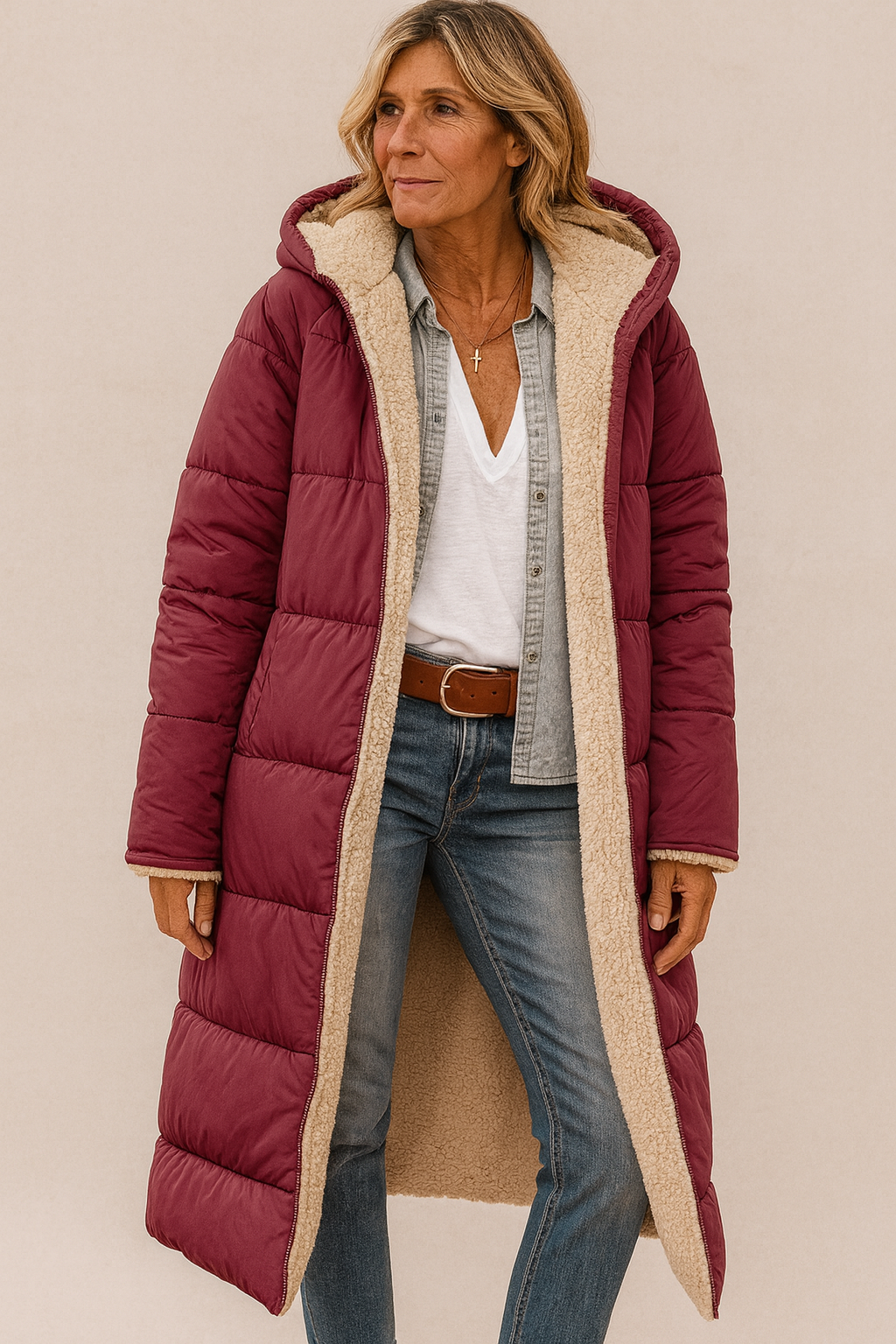 Sasha | Elegant Reversibel Kåpe