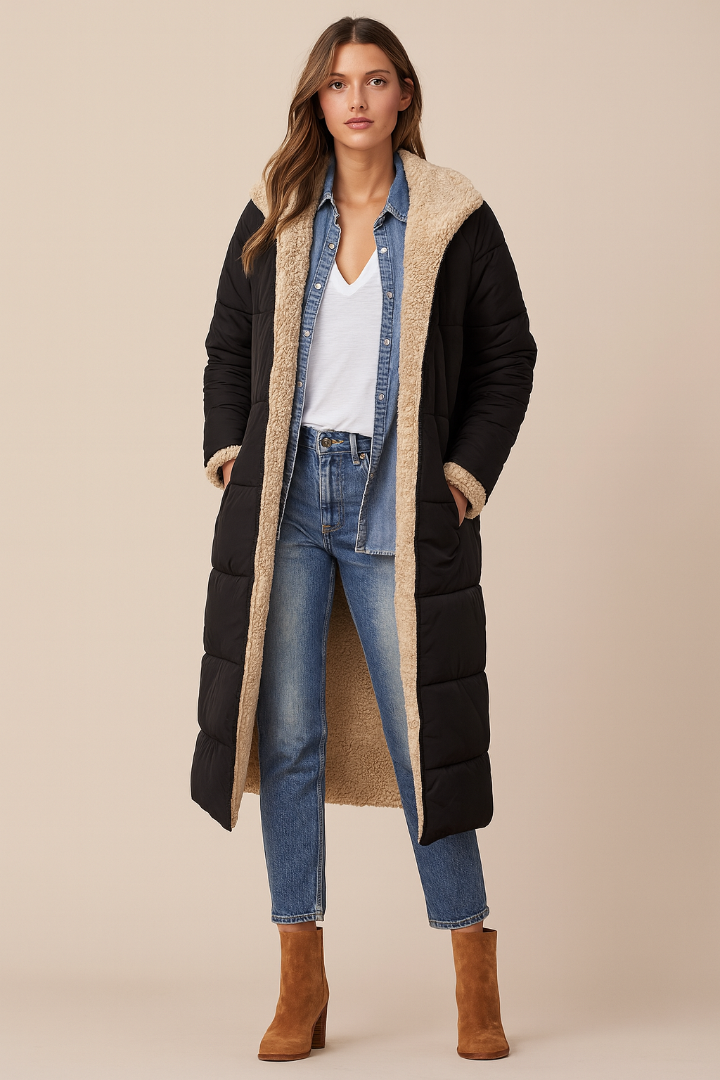 Sasha | Elegant Reversibel Kåpe