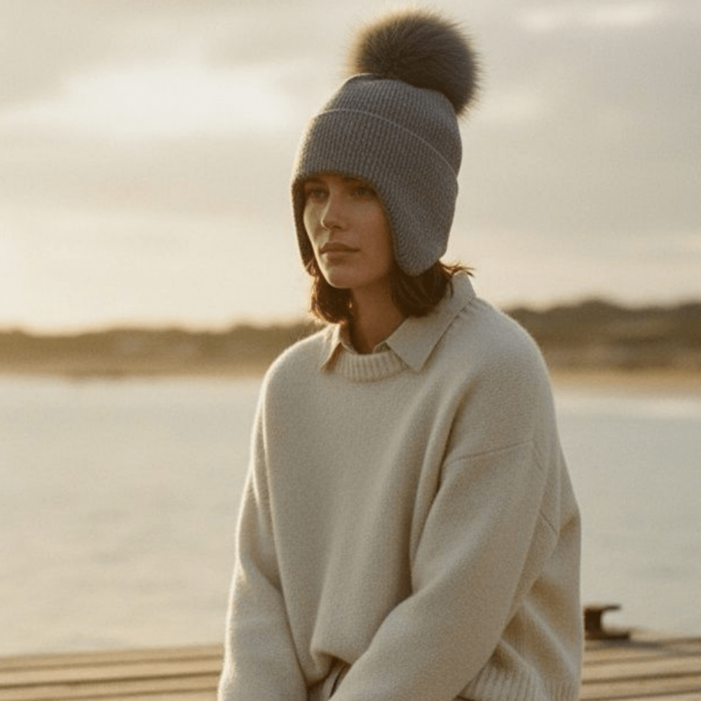 Alpine Pom Beanie - Jaxel & Jess