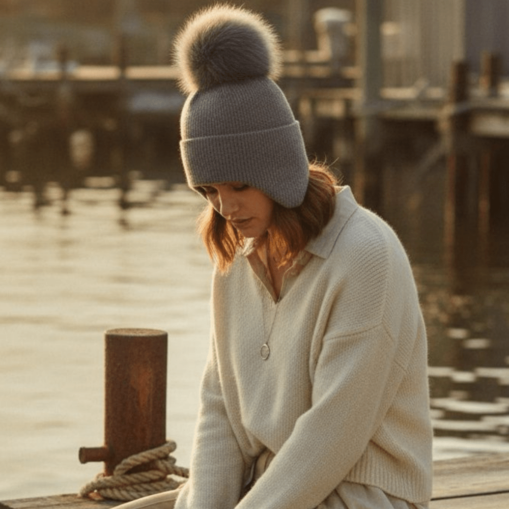 Alpine Pom Beanie - Jaxel & Jess