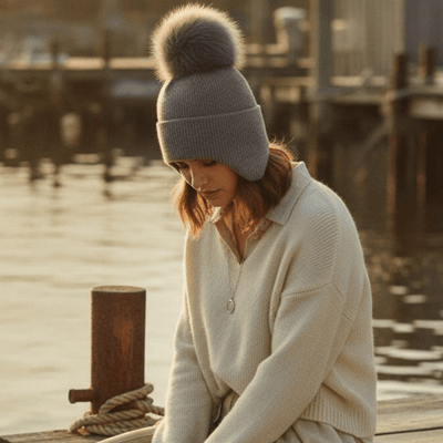Alpine Pom Beanie - Jaxel & Jess
