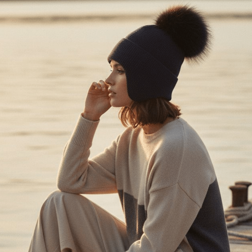 Alpine Pom Beanie - Jaxel & Jess