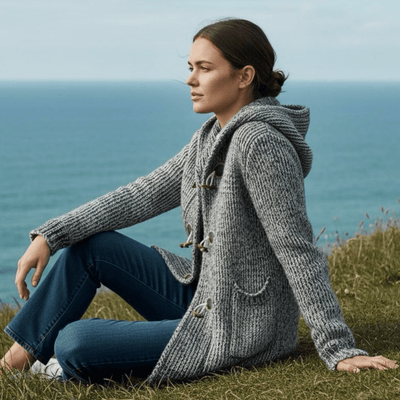 Adler Strikket Ull Cardigan - Jaxel & Jess