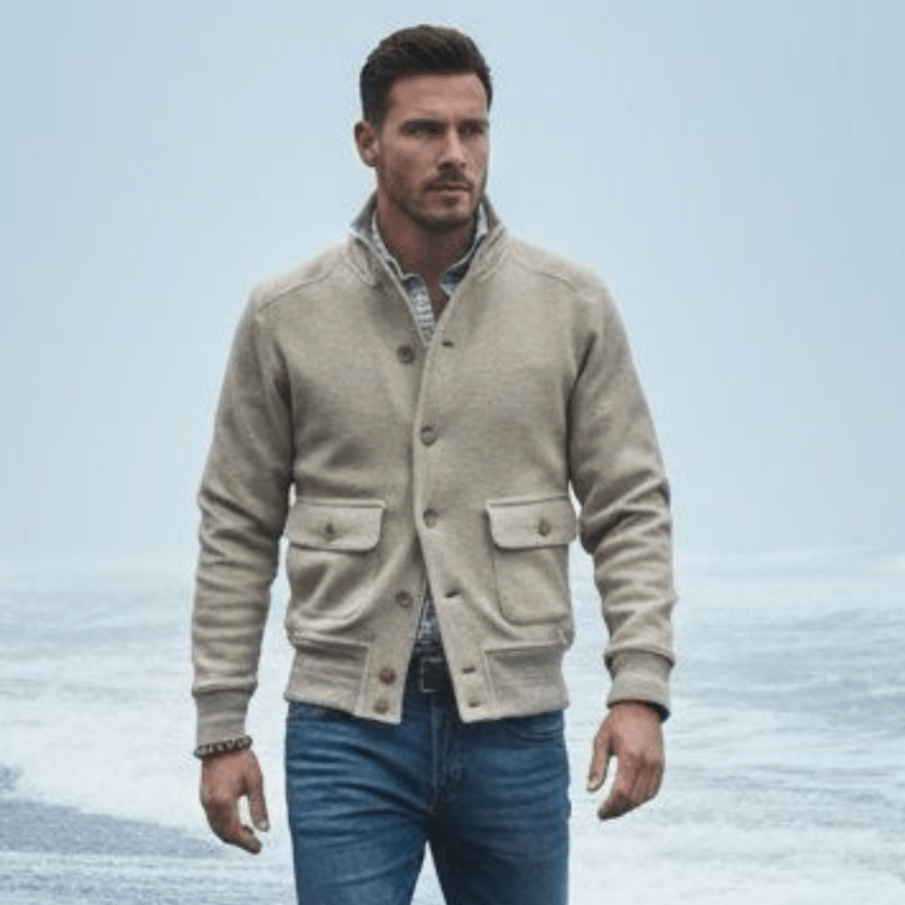 JEREMY KLASSISK KRAGE ENSFARGET JAKKE - Jaxel & Jess