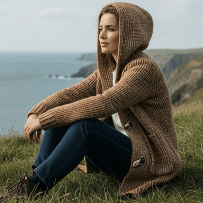 Adler Strikket Ull Cardigan - Jaxel & Jess