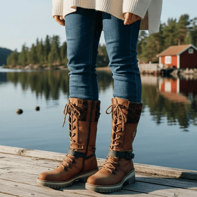 Carolina – Sidelang glidelås Twist - støvler - Jaxel & Jess