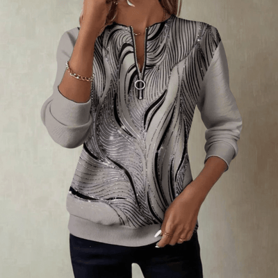 Black Friday【Langermet】Vintage Avslappet Sweatshirt - Jaxel & Jess