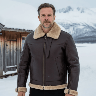 Fletcher | Premium Lammeskinnsjakke - Jaxel & Jess