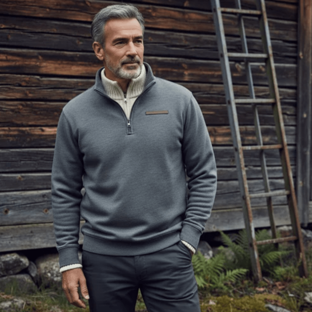 Adrien™ - Uformell fleecegenser for menn - Jaxel & Jess