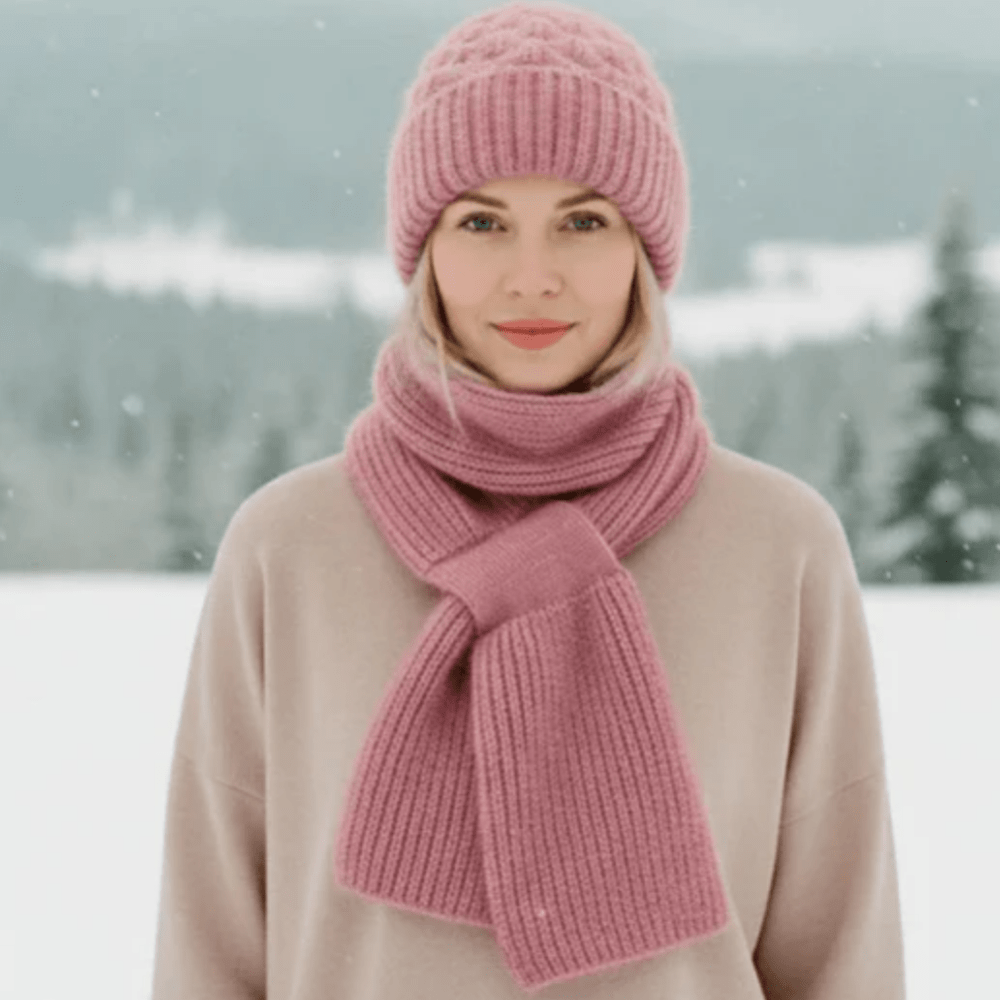 Abelina – Integrert hørselvern Vindbestandig lue skjerf - Jaxel & Jess