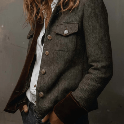 Dianeli | Elegant jakke med detaljer i fløyel - Jaxel & Jess