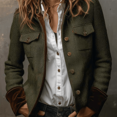 Dianeli | Elegant jakke med detaljer i fløyel - Jaxel & Jess