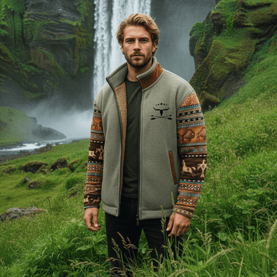 RODEO – Stilig fleecejakke for menn - Jaxel & Jess