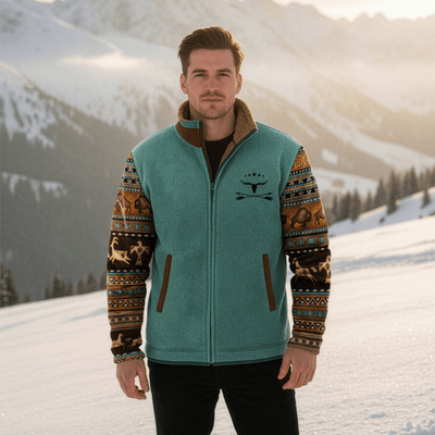 RODEO – Stilig fleecejakke for menn - Jaxel & Jess