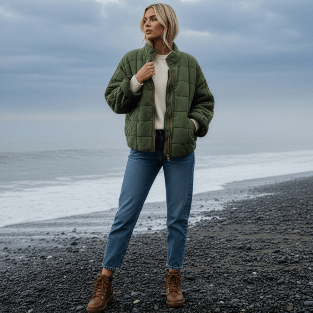 Nina | Oversized mellomjakke - Jaxel & Jess