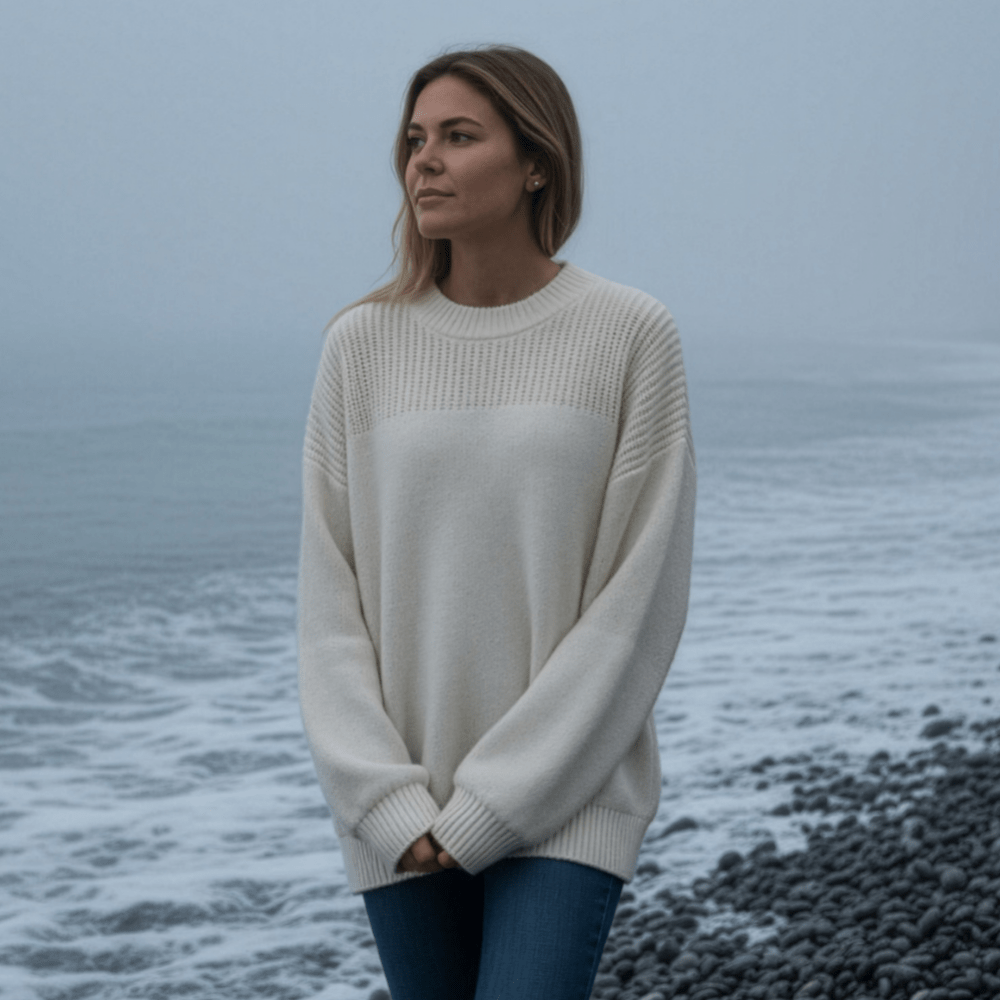 Cecille™ - Løs Strikket Genser - Jaxel & Jess