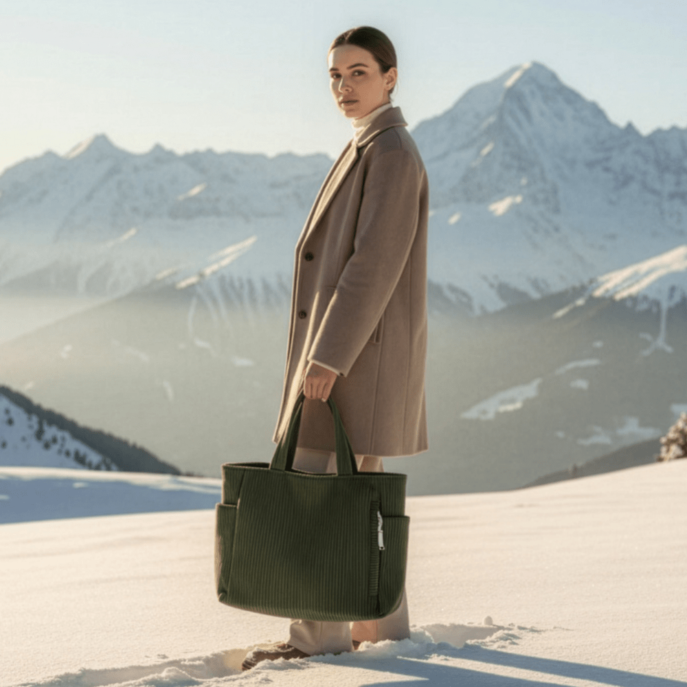 Maria | Ribbet håndveske med snørdetaljer - Jaxel & Jess