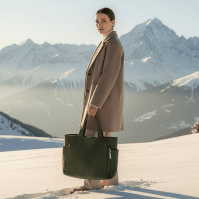 Maria | Ribbet håndveske med snørdetaljer - Jaxel & Jess