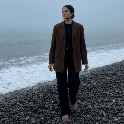 Asta™ - Luksuriøs Vintage Semsket Blazer - Jaxel & Jess