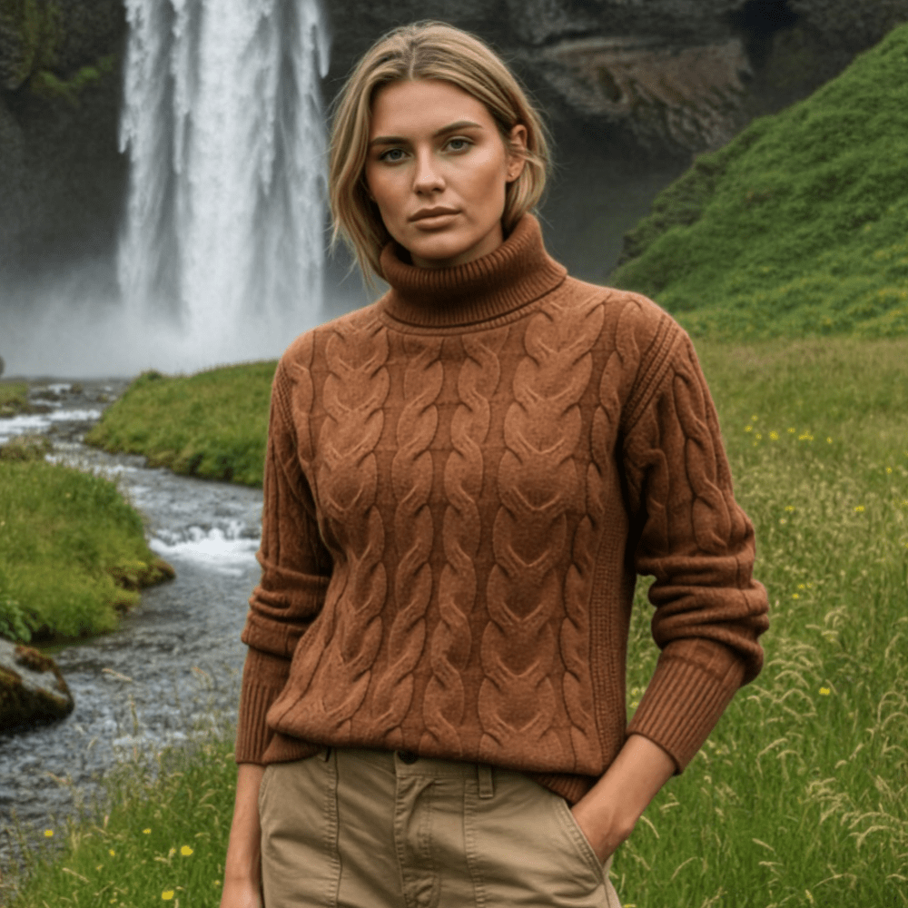 Camilla™ - Komfortabel Strikket Pologenser - Jaxel & Jess