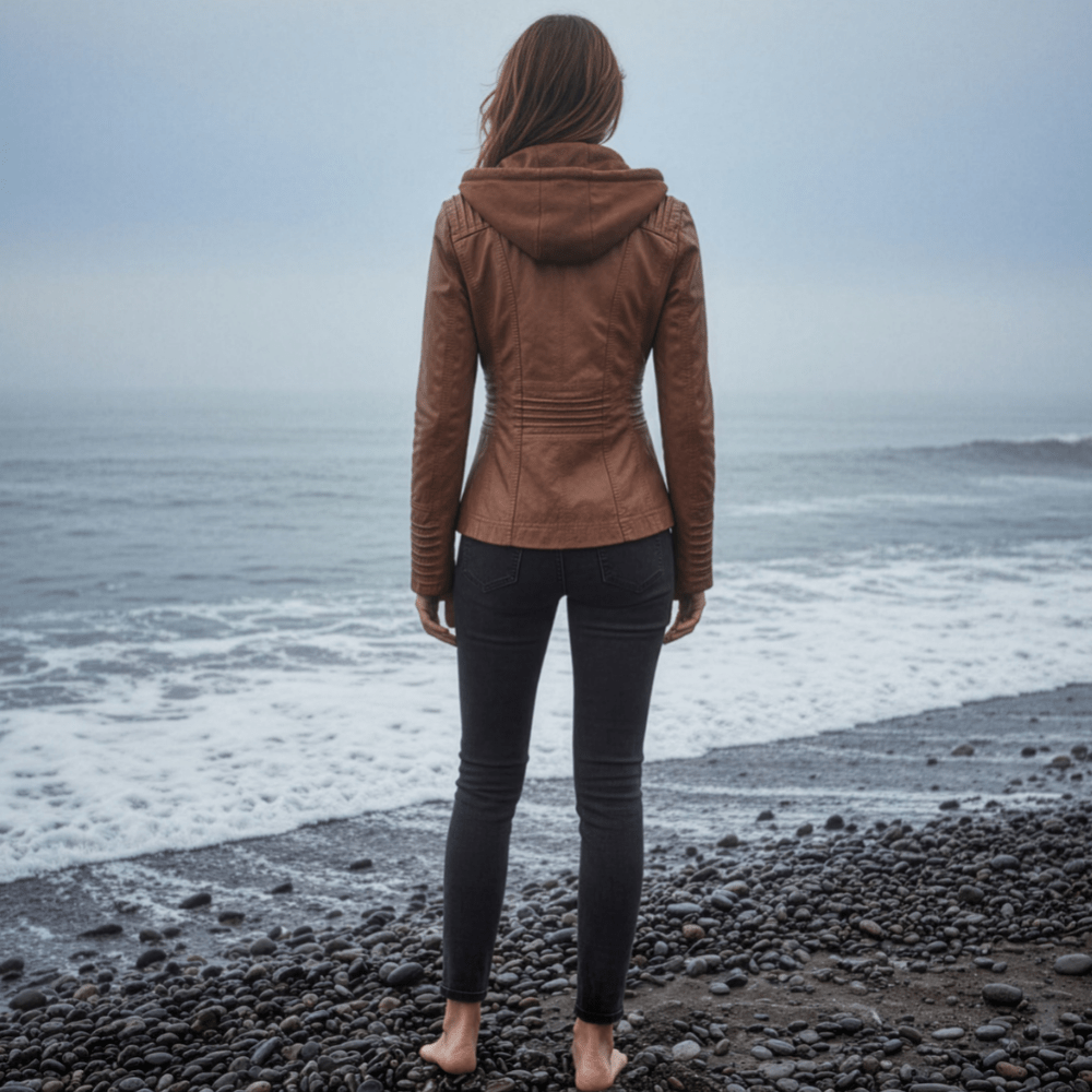 Monika | Robust og elegant skinnjakke - Jaxel & Jess